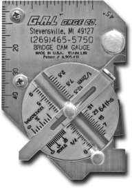 Pocket Bridge Cam Gauge